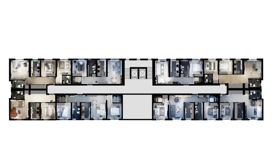Ap 3 camere Militari Shopping, loc parcare si TVA 21% incluse - 1