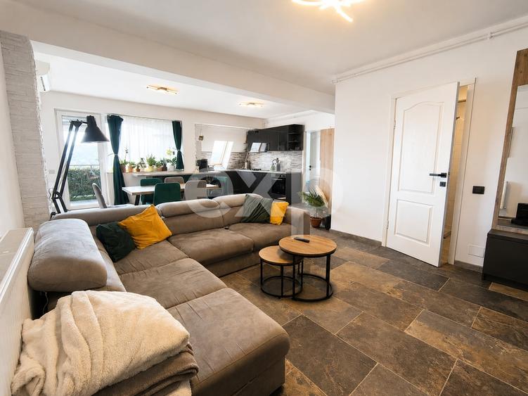 Apartament cu 2 camere semidecomandat, mobilat în Florești
