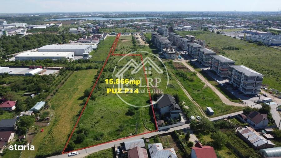 Oportunitate de Investitie: Teren Intravilan 15.866 mp PUZ P+4+M si Du - 7