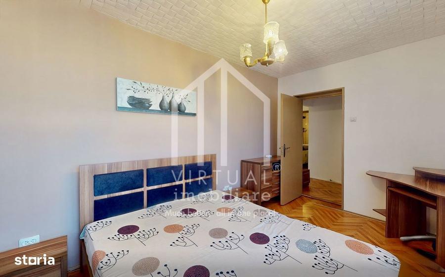 Apartament cu 2 camere decomandat, mobilat în Ștefan cel Mare