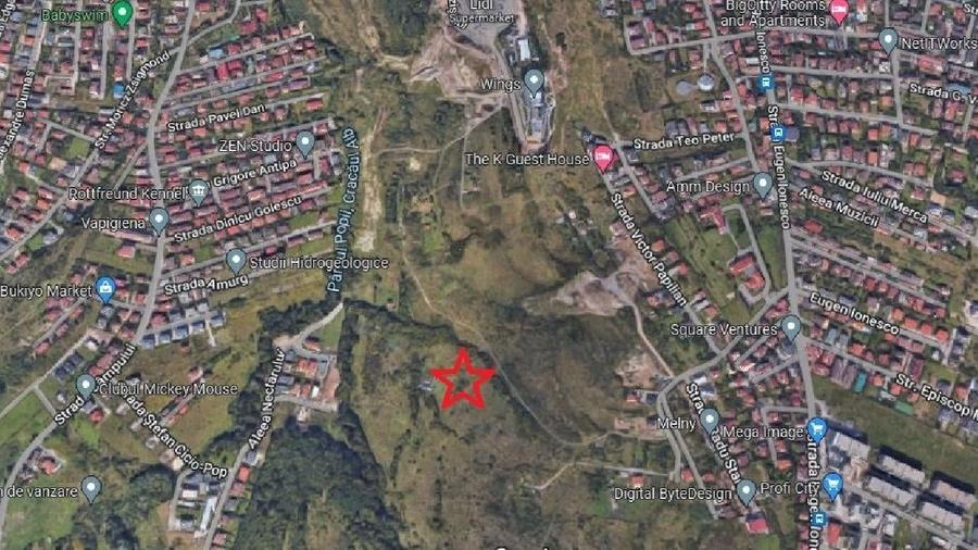 Zorilor - Frunzisului, Teren intravilan in suprafata de 2.600 mp, Cluj Napo - 2