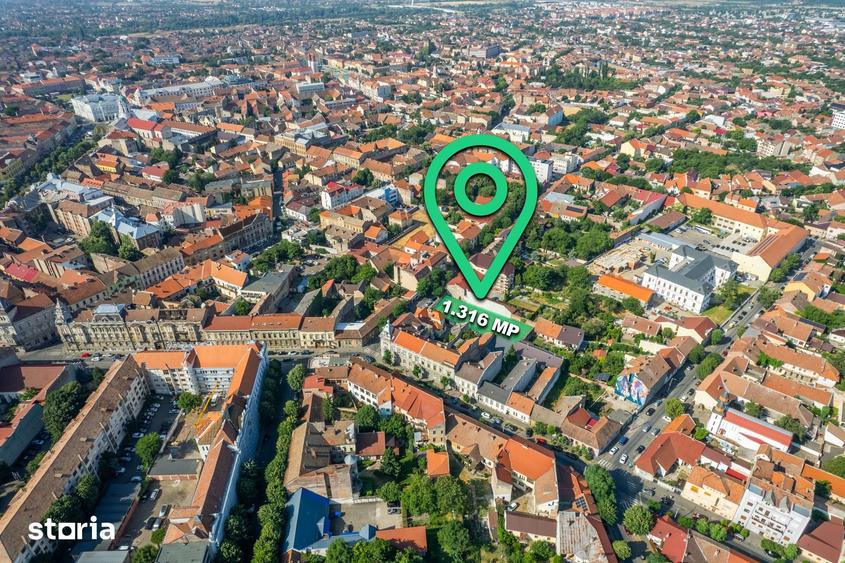 Teren de 1316 mp, în Central