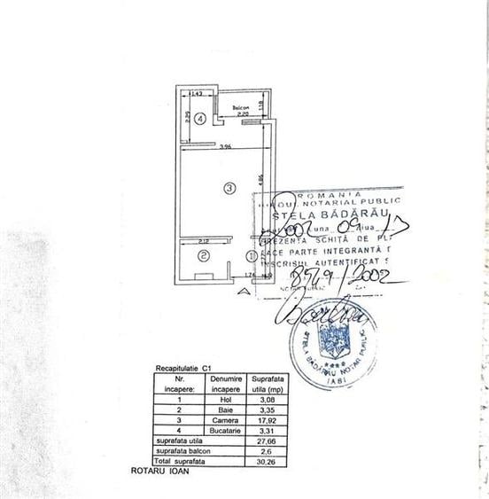 Apartament 1 Camera Tatarasi - 3