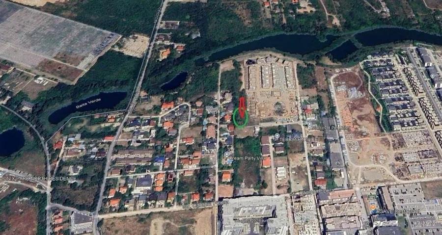 Teren intravilan de 1050 mp, în Pipera