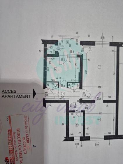 Apartament cu 2 camere circular în Basarabia