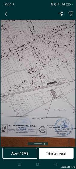 Teren de 2500 mp, în Stoenești