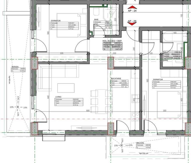 Apartament cu 3 camere decomandat în Kamsas