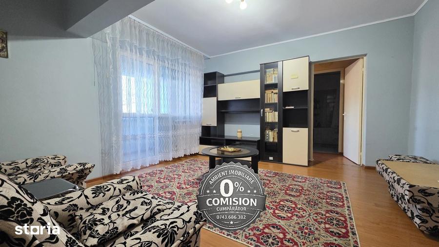 Apartament cu 2 camere semidecomandat, mobilat în Central