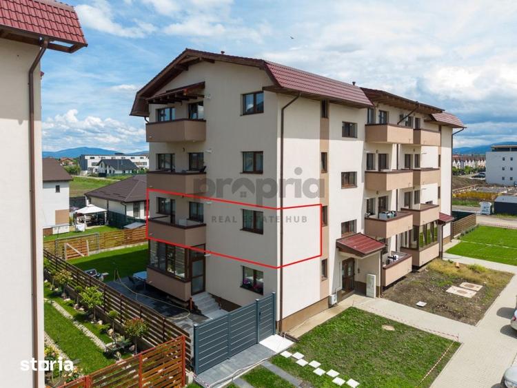 Apartament cu 2 camere, mobilat în Sânpetru