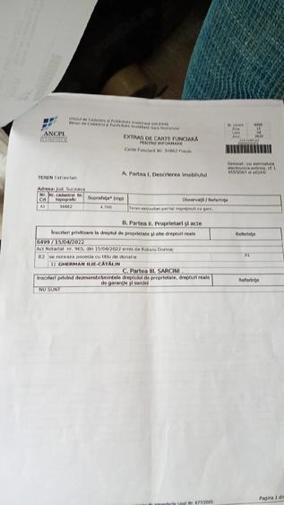 Teren de 4700 mp, în Central