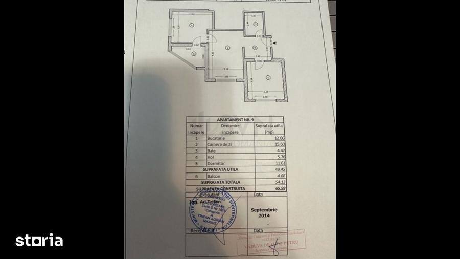Apartament cu 2 camere semidecomandat în Giurgiului