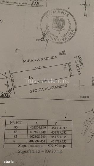 Teren intravilan construibil Ramnicu Valcea, Lespezi | 8001.600 mp