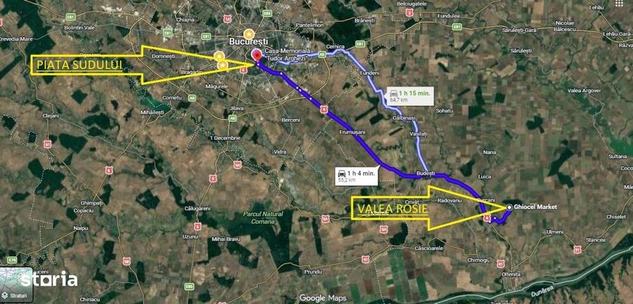 Casă cu 4 camere cu Teren 1750 Mp în Valea Roșie