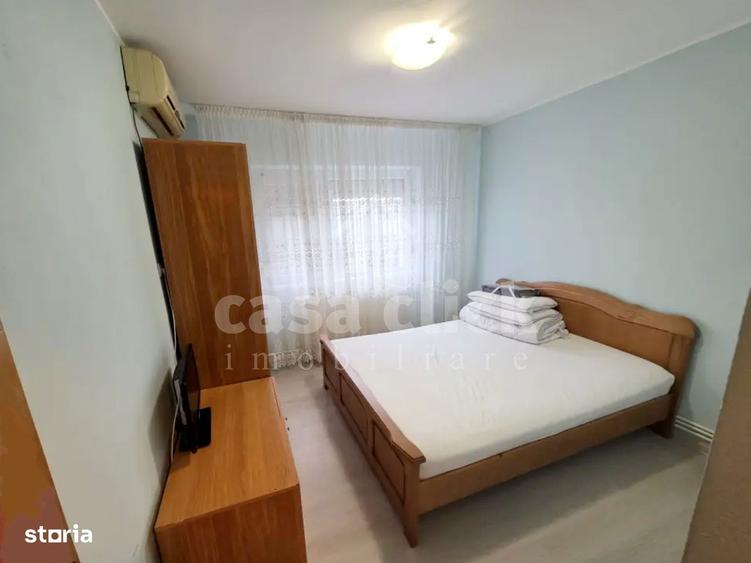 Apartament cu 3 camere decomandat, mobilat în Micro 17