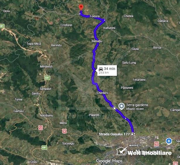 Casă individuală cu 3 camere cu Teren 927 Mp în Așchileu Mare