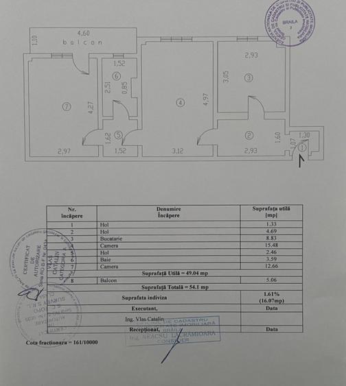 - Apartament 2 camere 54mp confort 1, zona Hipodrom, mobilat utilat - 2
