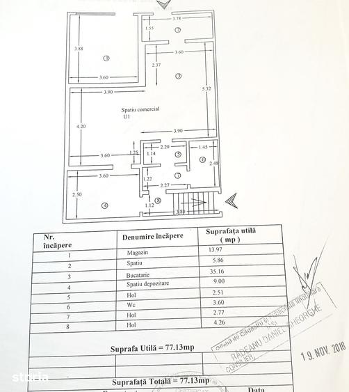 Spațiu comercial, de 77 mp, în Rediu