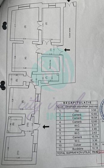 Apartament cu 4 camere semidecomandat, mobilat în Cișmigiu