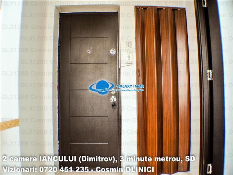 Apartament cu 2 camere semidecomandat, mobilat în Iancului