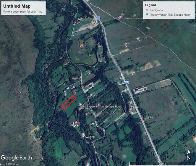 Teren extravilan de 1050 mp, în Avrig