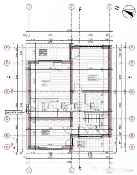 Casă cu 5 camere cu Teren 40 Mp în Gai