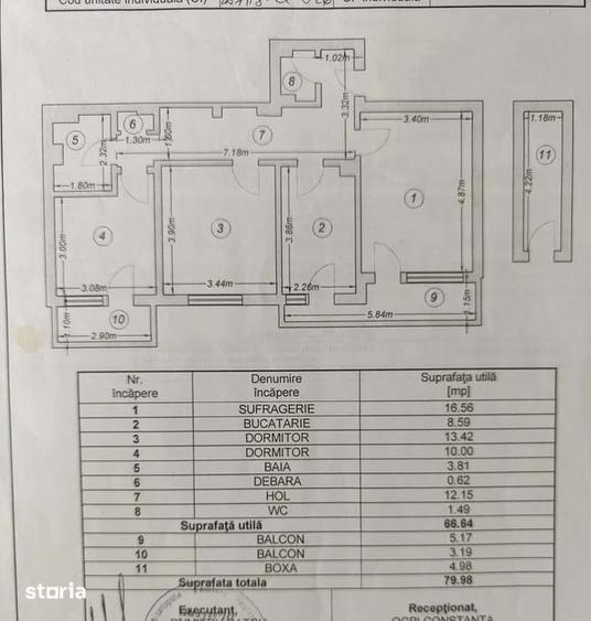 Ultracentral- apartament 3 camere decomandat cu 2 balcoane - 16