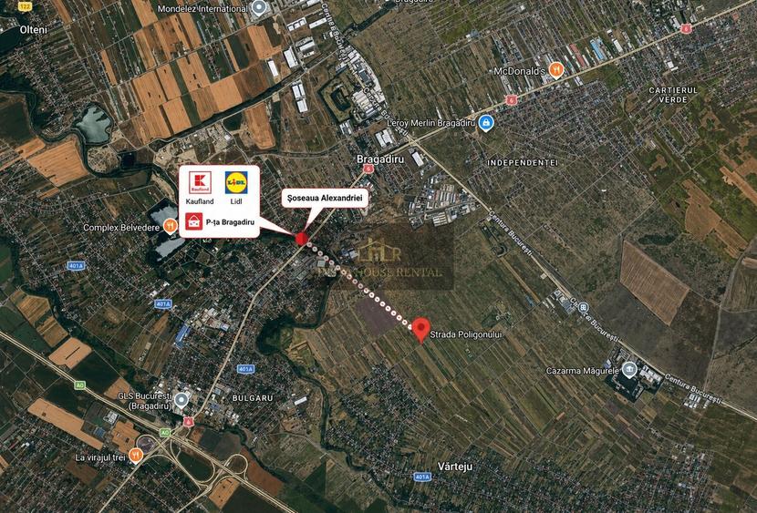 Teren Construcții intravilan de 1000 mp, în Central