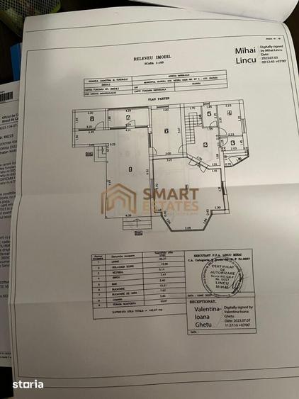 Casă cu 5 camere cu Teren 1000 Mp în Central
