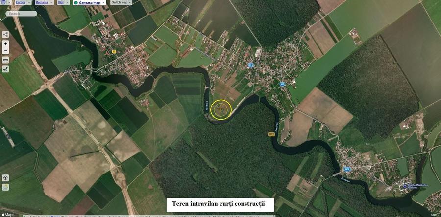 Teren Construcții intravilan de 1075 mp, în Găneasa