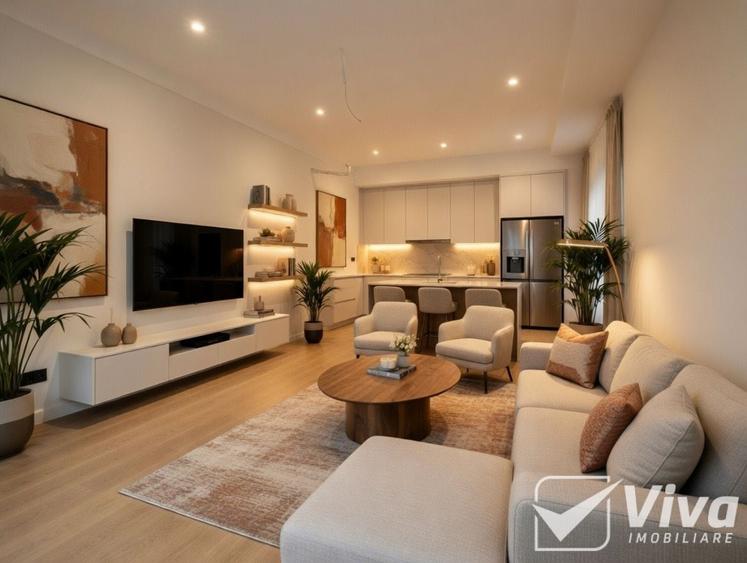 Apartament cu 3 camere semidecomandat în Galata