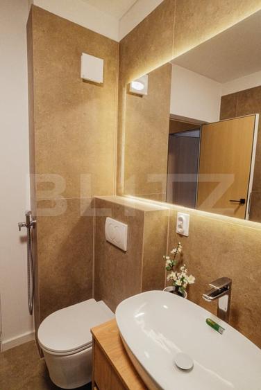 Apartament cu 2 camere semidecomandat, mobilat în Între Lacuri