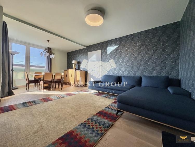 Apartament cu 3 camere decomandat, mobilat în Herăstrău