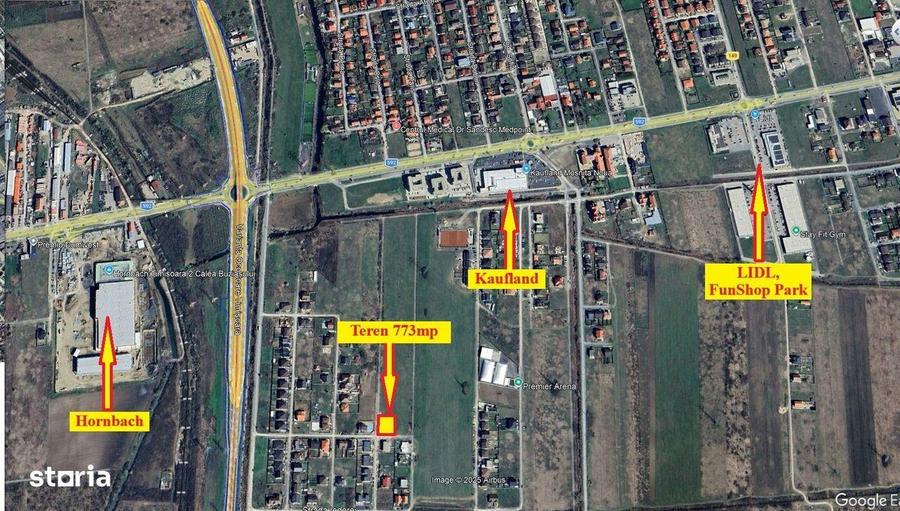 773mp | Teren Mosnita, spate Kaufland | Toate utilitatile - 2