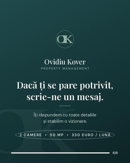 Apartament cu 2 camere decomandat, mobilat în Lenin