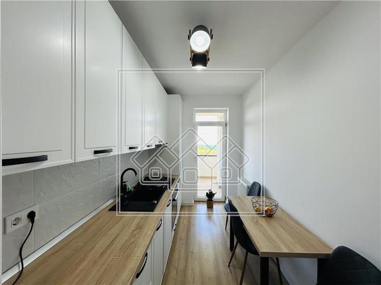 Apartament modern, 56 mp utili, 2 balcoane, etaj 1 - H.Coanda - 12