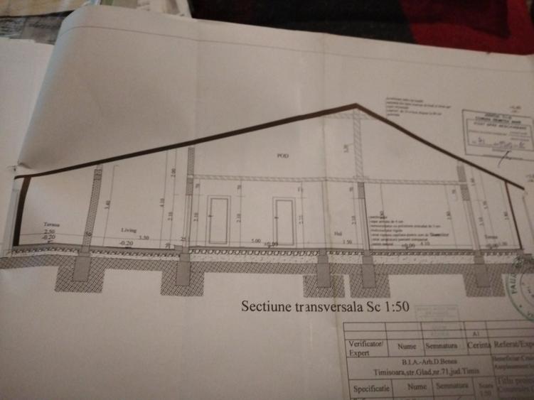 Casă cu 3 camere în Remetea Mare