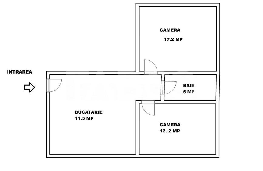 Apartament cu 2 camere decomandat în Șelimbăr