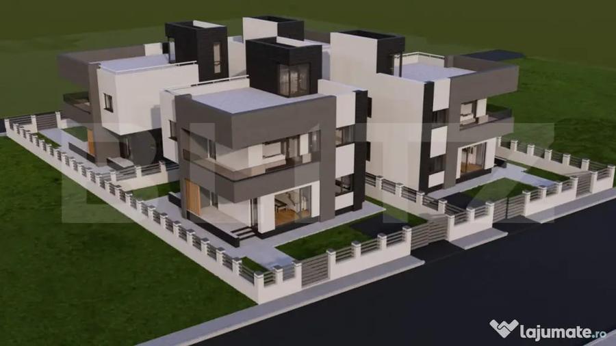 Casă cu 4 camere cu Teren 300 Mp în Central