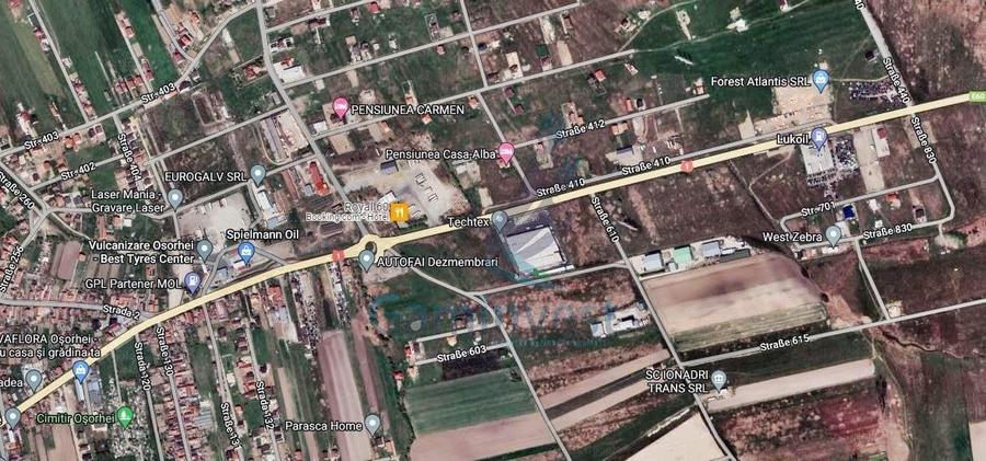 Teren Construcții intravilan de 4121 mp, în Oșorhei