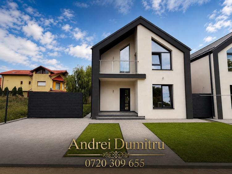 Casă P+M cu 4 camere, 3 băi și 2 dressinguri | Comuna Berceni - 1