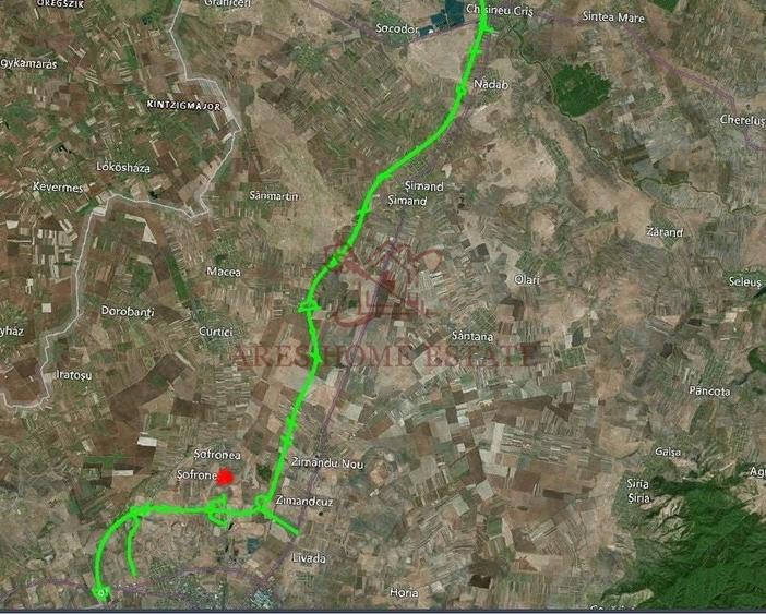 Teren agricol extravilan de 5014 mp, în Șofronea