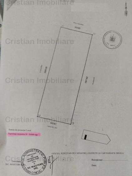 Teren intravilan de 30000 mp, în Centură