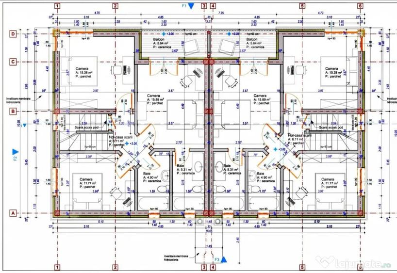 Unitate duplex modern, finisat, 120 mp utili,305 mp teren, V - 11