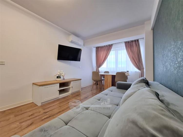 Apartament cu 2 camere semidecomandat, mobilat în Cug