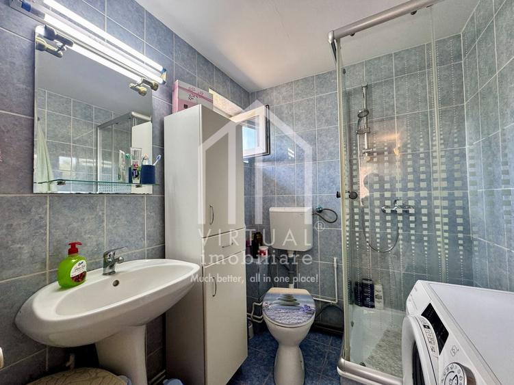 Apartament cu 3 camere semidecomandat, mobilat în Central