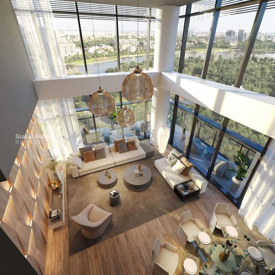 Penthouse cu 4 camere decomandat în Aviației