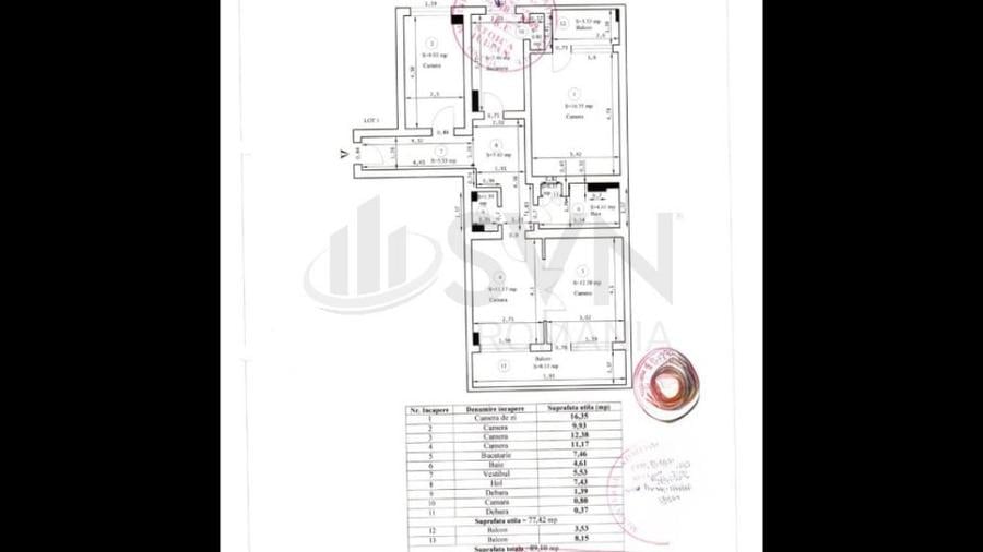 Apartament 3 camere I Dorobanti I 90 mp - 1