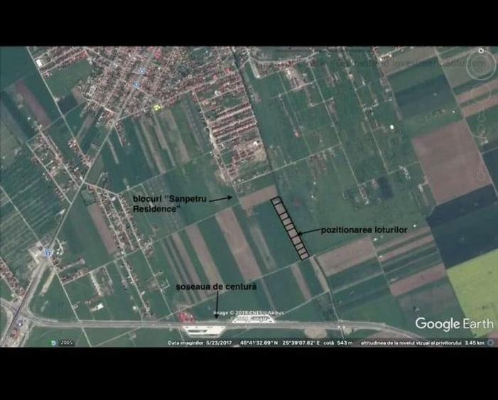 Teren intravilan de v#226;nzare S#226;npetru, Bra#537... - 1