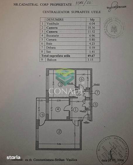 Apartament cu 2 camere decomandat în Băneasa
