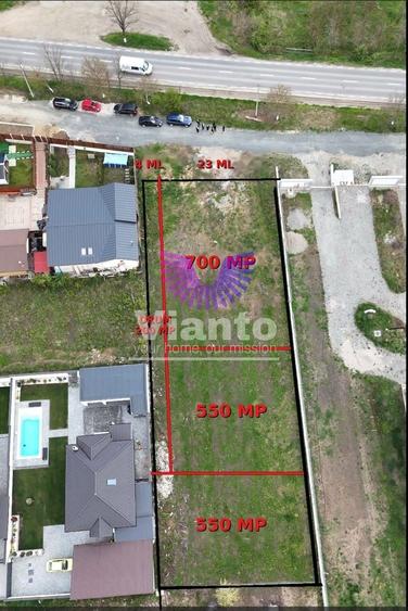 Comision 0% teren intravilan premium 650 mp la drum judetean | Daia Noua - 2